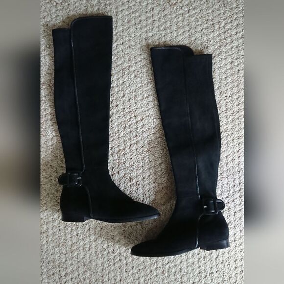 LK Bennett Delilah knee high suede boots size 6.5 - Picture 1 of 12